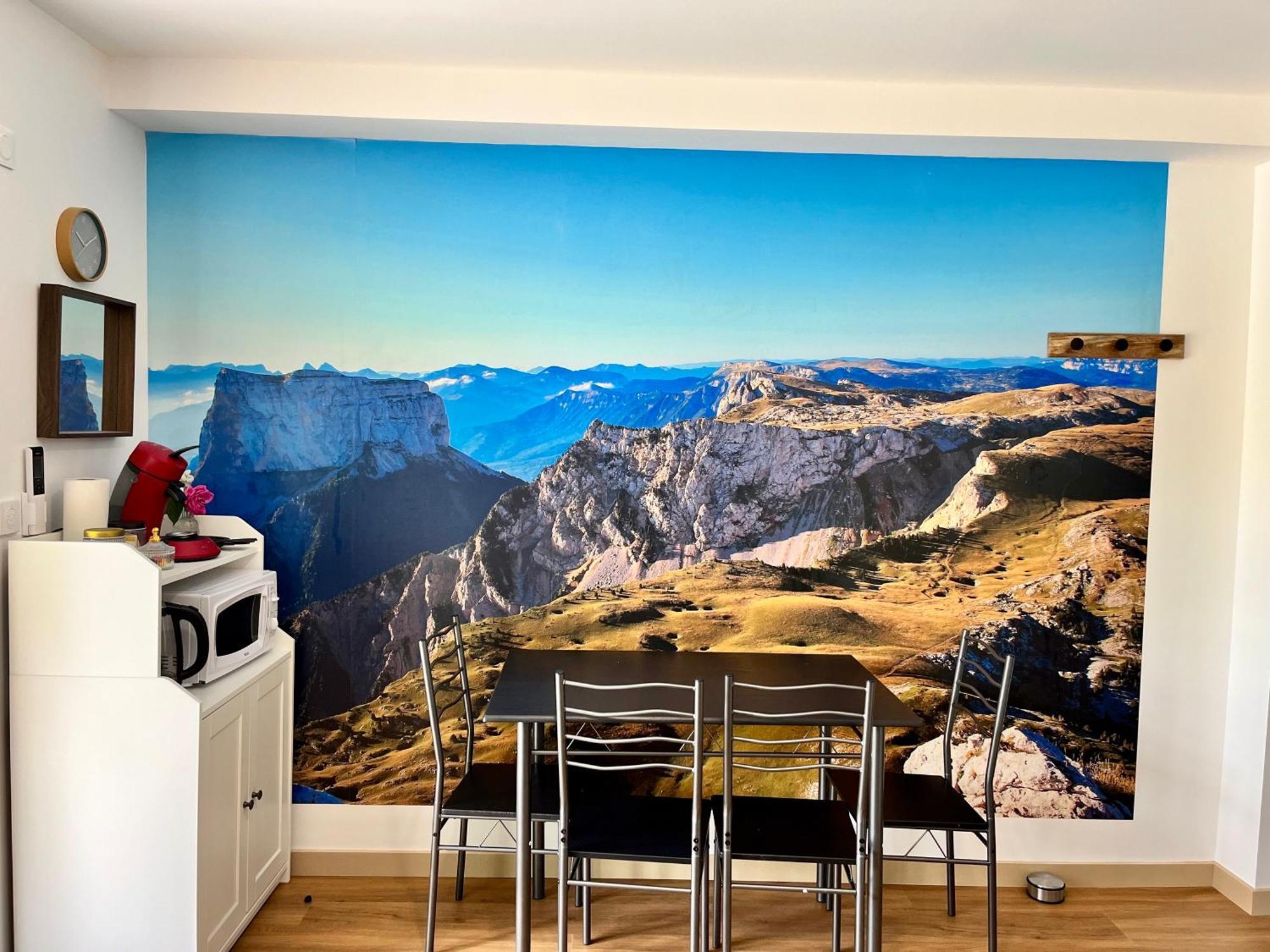L'Escapade Dauphinoise, Gite 2 Chambres Avec Terrasse Et Clim Beaucroissant Esterno foto